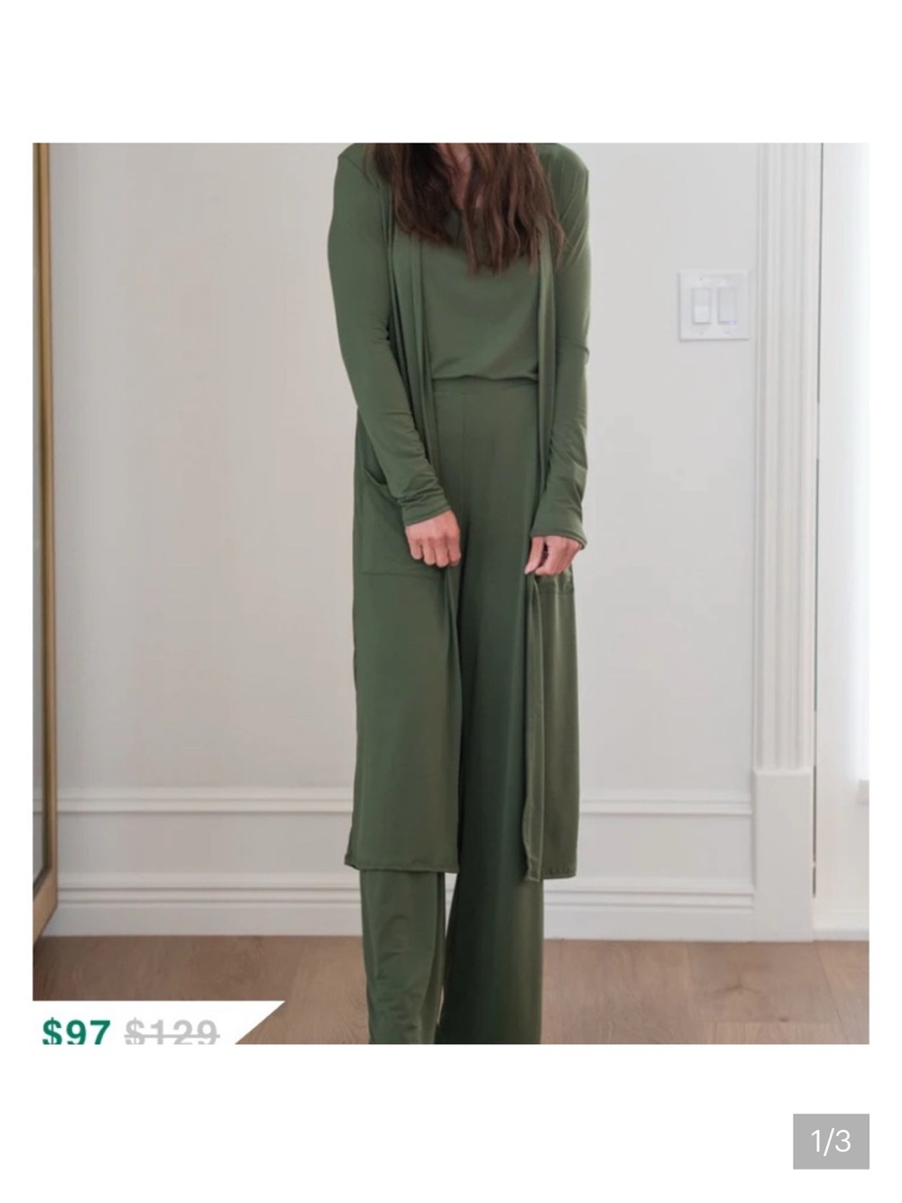 Elegant Olive Green Wide Leg
Jumpsuit by SexyModest